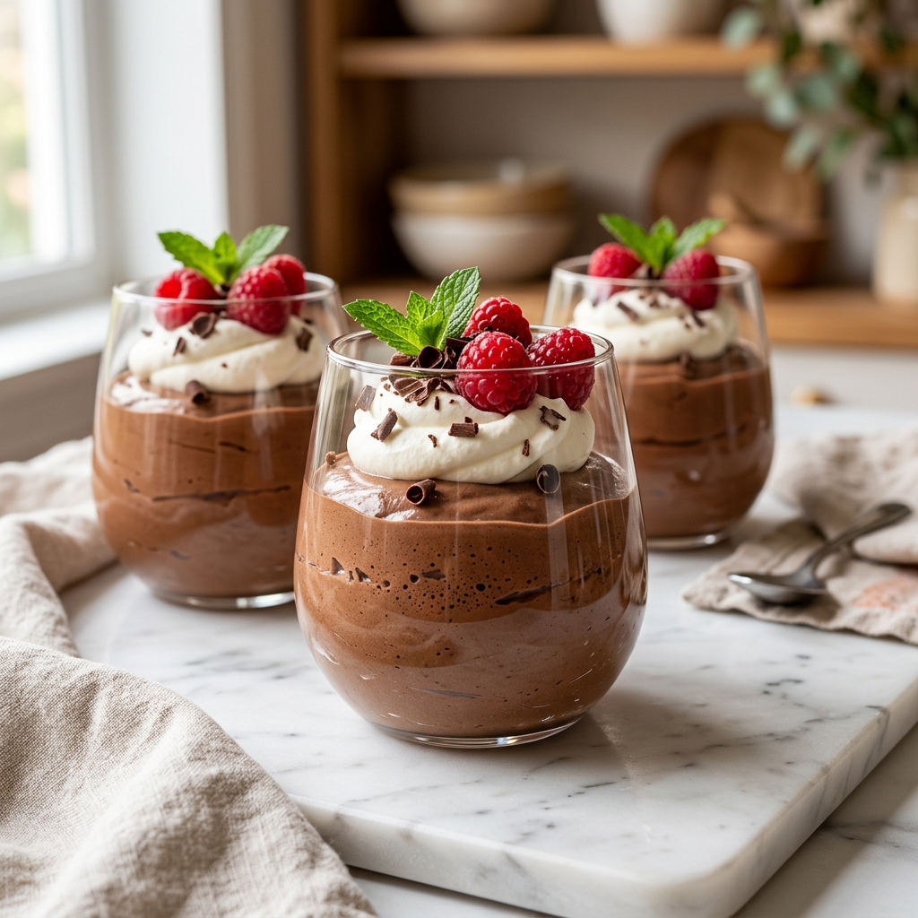 Chocolate Mousse Cups – Easy No Bake Dessert Recipe