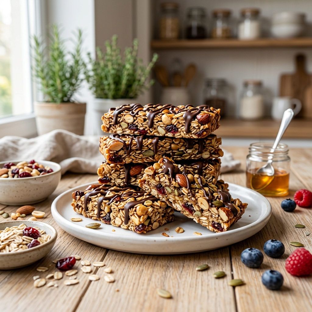 Homemade Granola Bars – Easy Healthy Snack Recipe