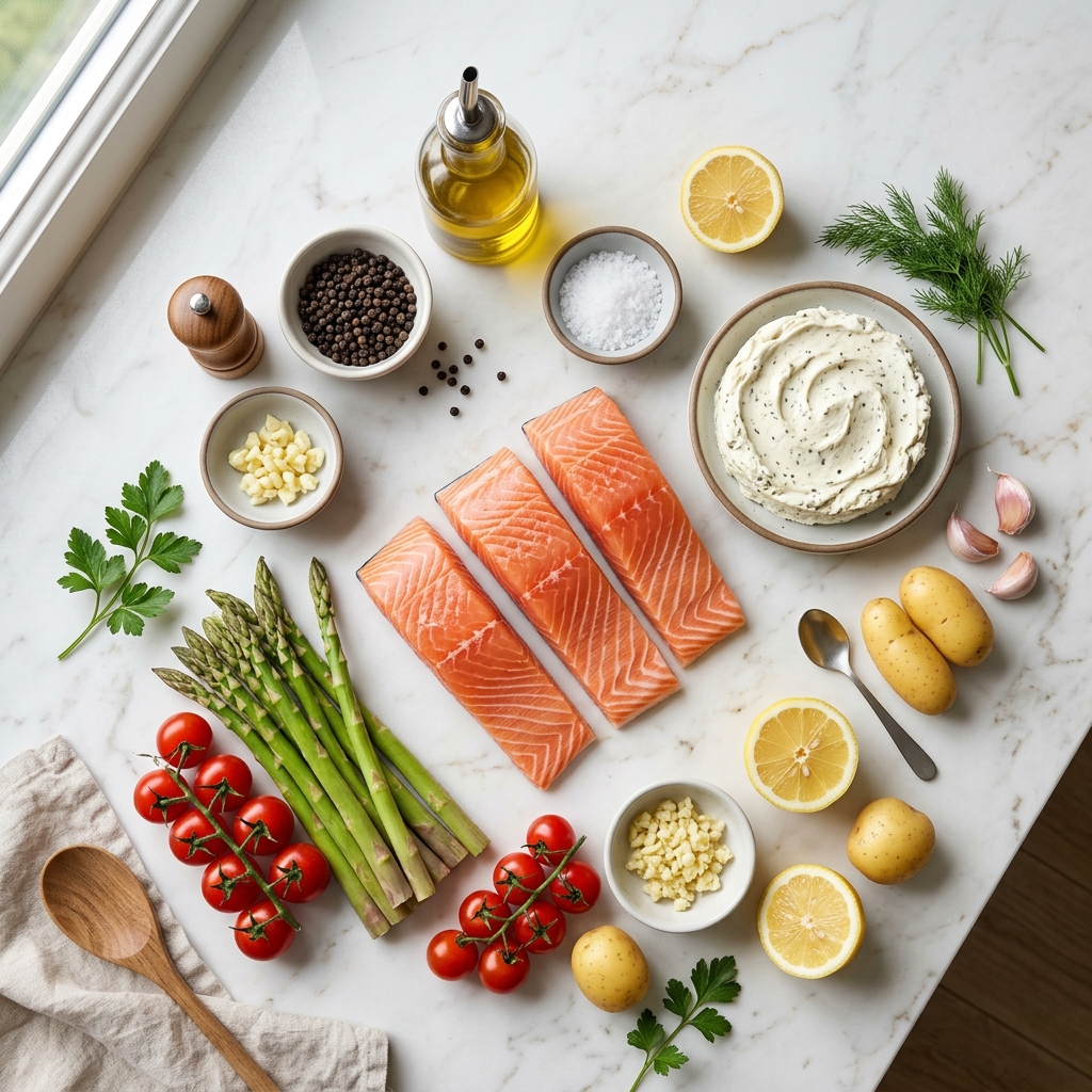 Delicious Baked Boursin Salmon Recipe: Easy Weeknight Delight Ingredient