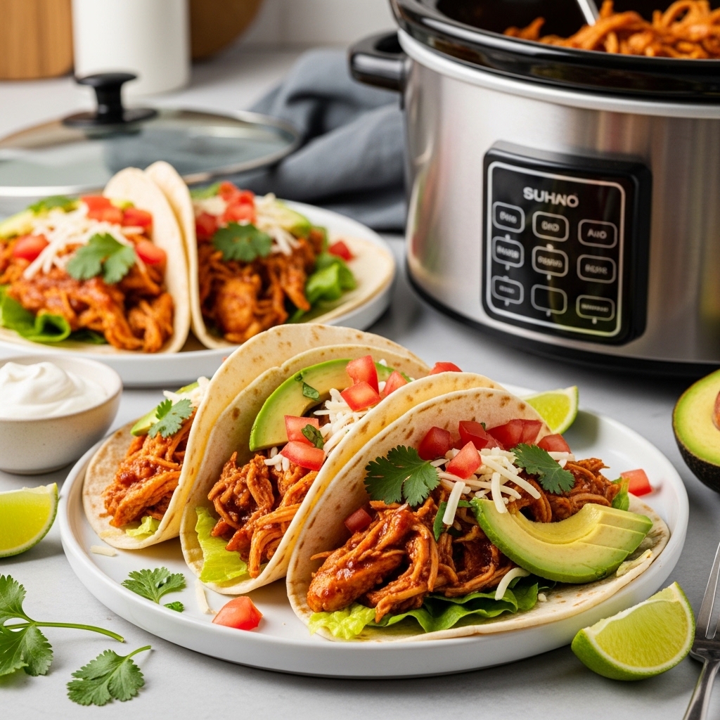 Crockpot Chicken Tacos